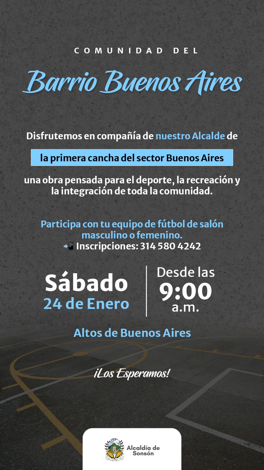 Encuentro deportivo barrio Buenos Aires